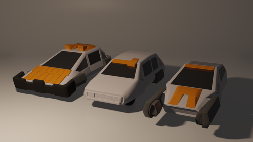 Sci-Fi Hovercar Asset Pack preview image